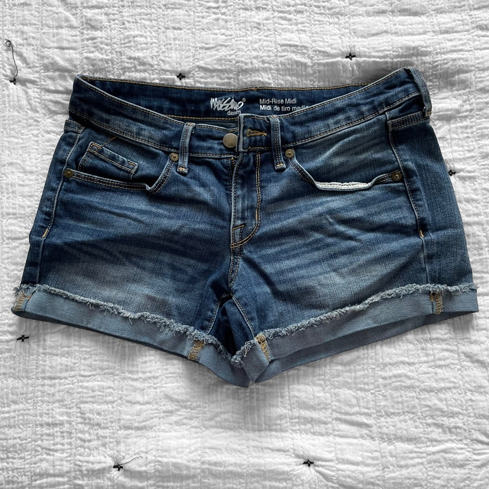Mossimo Mid-Rise Midi denim short
